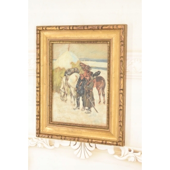 Jerzy Kossak - Polscy Żołnierze - Polski Obraz Olejny