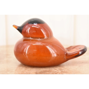 Szkło Murano Style - Kolorowa Kaczka Kaczor Figura Figurka Szklana Kaczor