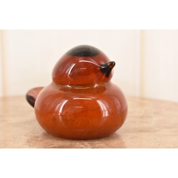 Szkło Murano Style - Kolorowa Kaczka Kaczor Figura Figurka Szklana Kaczor