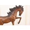 Dwa Dzikie Galopujące Konie Koniki - KOŃ - Figury z Brązu