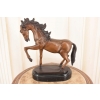 Dwa Dzikie Galopujące Konie Koniki - KOŃ - Figury z Brązu