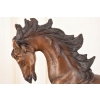 Dwa Dzikie Galopujące Konie Koniki - KOŃ - Figury z Brązu