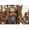 Żyrandol z Brązu Królewska Lampa Sufitowa Styl Barokowy