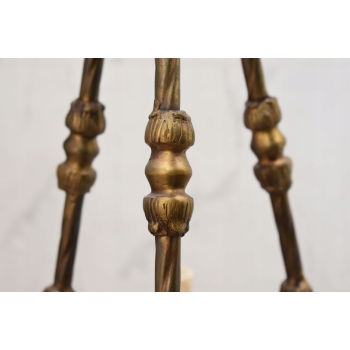 Żyrandol z Brązu Królewska Lampa Sufitowa Styl Barokowy