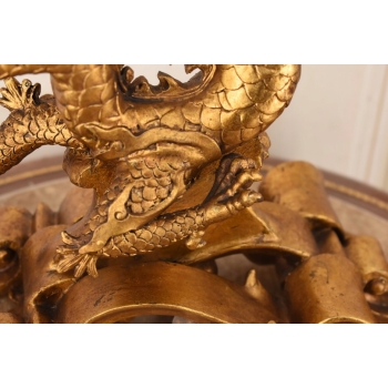 Smok Japoiński Świecznik Dwuramienny - Figura - Prezent