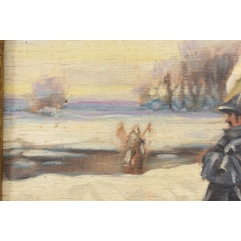 Jerzy Kossak - Zwiad Wojska Polskiego - Polski Obraz Olejny