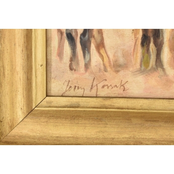 Jerzy Kossak - Odpoczynek - Polski Obraz Olejny