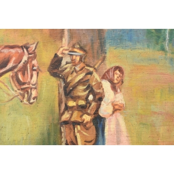 Jerzy Kossak - Patrol - Polski Obraz Olejny