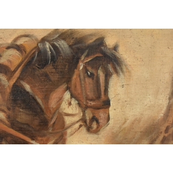 Jerzy Kossak - Powrót z Bitwy - Polski Obraz Olejny