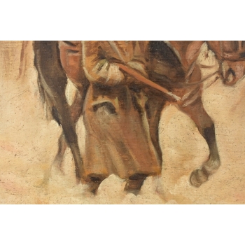 Jerzy Kossak - Powrót z Bitwy - Polski Obraz Olejny