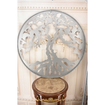 Drzewo Życia - Okrągły Dekor Ścienny - Dekoracja Wisząca - Ozdoba