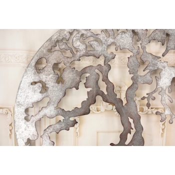 Drzewo Życia - Okrągły Dekor Ścienny - Dekoracja Wisząca - Ozdoba