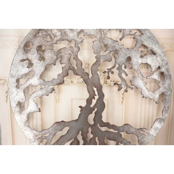 Drzewo Życia - Okrągły Dekor Ścienny - Dekoracja Wisząca - Ozdoba