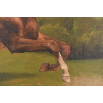 Juliusz Kossak - Arystokratka Na Koniu - Dżokejka - Polski Obraz Olejny