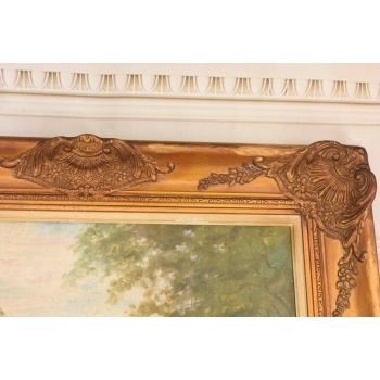 Juliusz Kossak - Kobieta Jadąca Na Koniu - Arystokratka Polski Obraz Olejny