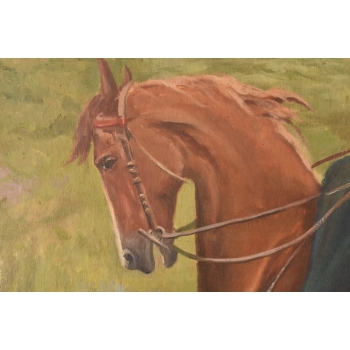 Juliusz Kossak - Kobieta Jadąca Na Koniu - Arystokratka Polski Obraz Olejny