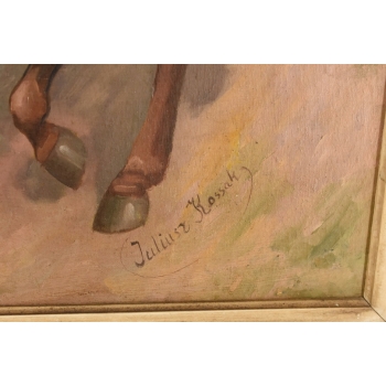 Juliusz Kossak - Kobieta Jadąca Na Koniu - Arystokratka Polski Obraz Olejny