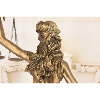 Temida Bogini Sprawiedliwości - Figura Prezent Adwokata Sędziego - 83 cm