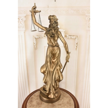 Temida Bogini Sprawiedliwości - Figura Prezent Adwokata Sędziego - 83 cm