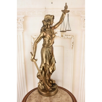 Temida Bogini Sprawiedliwości - Figura Prezent Adwokata Sędziego - 83 cm