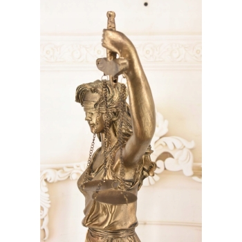 Temida Bogini Sprawiedliwości - Figura Prezent Adwokata Sędziego - 83 cm
