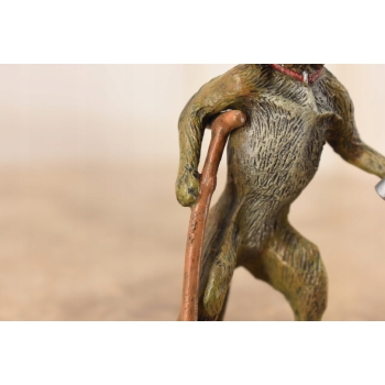 Figura Psa Pirata - Pirat z Szablą Pies Rzeźba z Brązu Styl Vienna Kolekcja