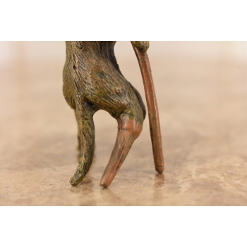 Figura Psa Pirata - Pirat z Szablą Pies Rzeźba z Brązu Styl Vienna Kolekcja