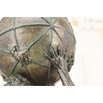 Atlas Dźwigający Kulę Ziemską - Mitologia Grecka - Figura Rzeźba Dekoracja
