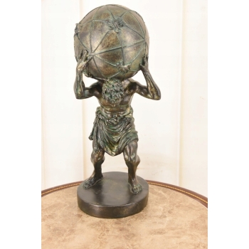Atlas Dźwigający Kulę Ziemską - Mitologia Grecka - Figura Rzeźba Dekoracja