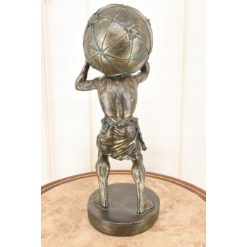 Atlas Dźwigający Kulę Ziemską - Mitologia Grecka - Figura Rzeźba Dekoracja