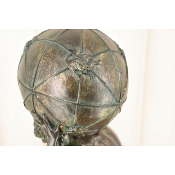 Atlas Dźwigający Kulę Ziemską - Mitologia Grecka - Figura Rzeźba Dekoracja