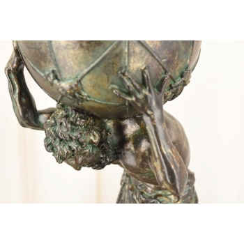 Atlas Dźwigający Kulę Ziemską - Mitologia Grecka - Figura Rzeźba Dekoracja