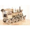 Metalowa Lokomotywa - Metalowy Zabytkowy Model Lokomotywy Pociąg - Prezent