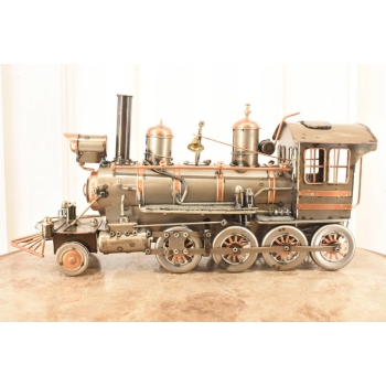 Metalowa Lokomotywa - Metalowy Zabytkowy Model Lokomotywy Pociąg - Prezent