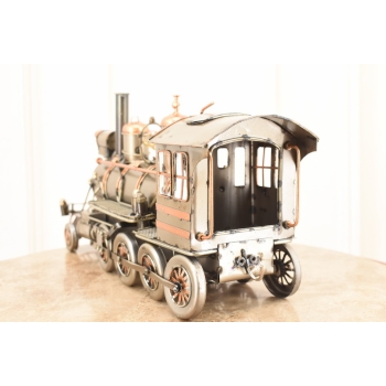 Metalowa Lokomotywa - Metalowy Zabytkowy Model Lokomotywy Pociąg - Prezent