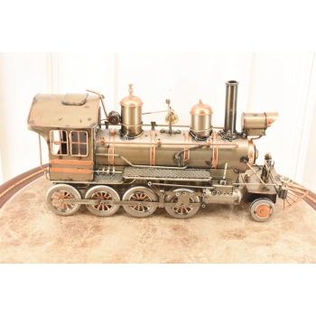 Metalowa Lokomotywa - Metalowy Zabytkowy Model Lokomotywy Pociąg - Prezent