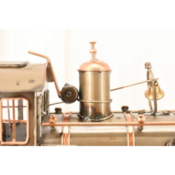 Metalowa Lokomotywa - Metalowy Zabytkowy Model Lokomotywy Pociąg - Prezent