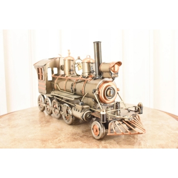 Metalowa Lokomotywa - Metalowy Zabytkowy Model Lokomotywy Pociąg - Prezent