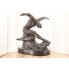 Nowoczesna Rzeźba Mężczyzny w Tańcu - Akrobata - Figura z Brązu - Ozdoba