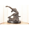 Nowoczesna Rzeźba Mężczyzny w Tańcu - Akrobata - Figura z Brązu - Ozdoba