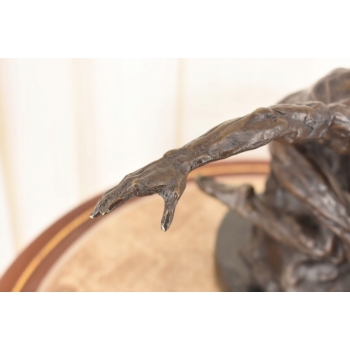 Nowoczesna Rzeźba Mężczyzny w Tańcu - Akrobata - Figura z Brązu - Ozdoba