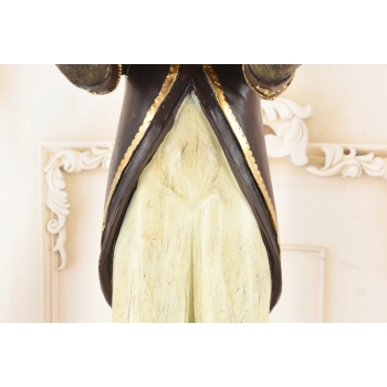 Małpa w Stroju Lokaja - Małpa Kelner z Taca - Figura Rzeźba - Ozdoba 100 cm