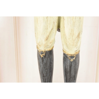 Małpa w Stroju Lokaja - Małpa Kelner z Taca - Figura Rzeźba - Ozdoba 100 cm