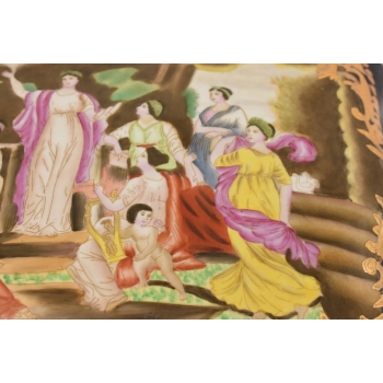 Porcelanowa Szkatuła na Skarby - Porcelana Prezent Malunki Kobiet Sygnowana