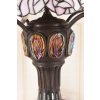 Lampa Witrażowa - Styl Tiffany Glass - Witraż - Motyw Róż - Ozdoba