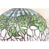 Lampa Witrażowa - Styl Tiffany Glass - Witraż - Motyw Róż - Ozdoba