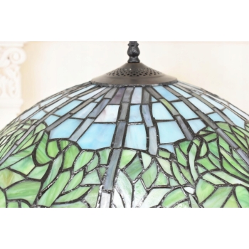 Lampa Witrażowa - Styl Tiffany Glass - Witraż - Motyw Róż - Ozdoba