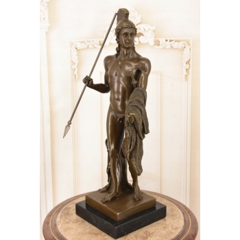 Jazon ze Złotym Runem - Grecki Wojownik - Mitologia - Figura Rzeźba Brąz