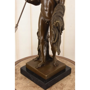 Jazon ze Złotym Runem - Grecki Wojownik - Mitologia - Figura Rzeźba Brąz