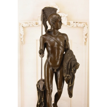 Jazon ze Złotym Runem - Grecki Wojownik - Mitologia - Figura Rzeźba Brąz